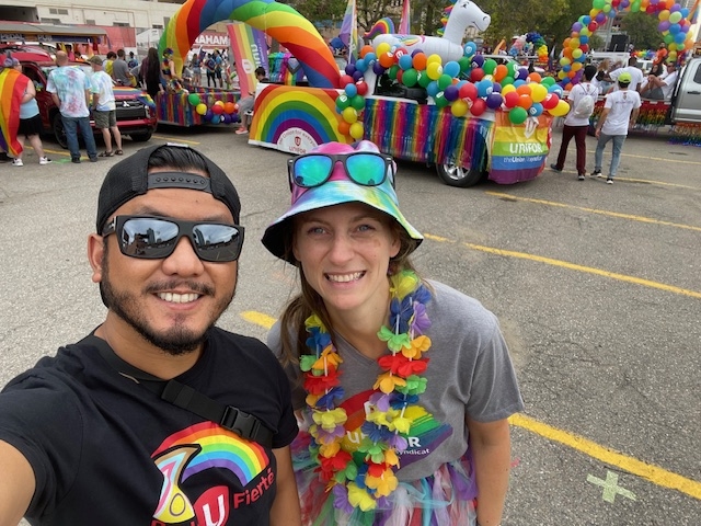 Sherwin, YYC Unit Chair and Member at the YYC Pride Parade