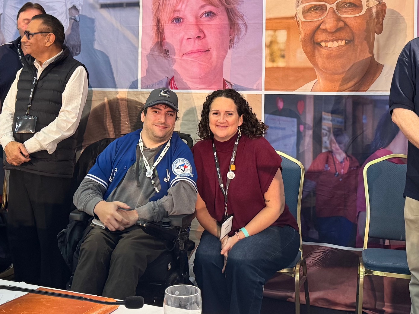 Ryan McQuary and President, Karen Berry