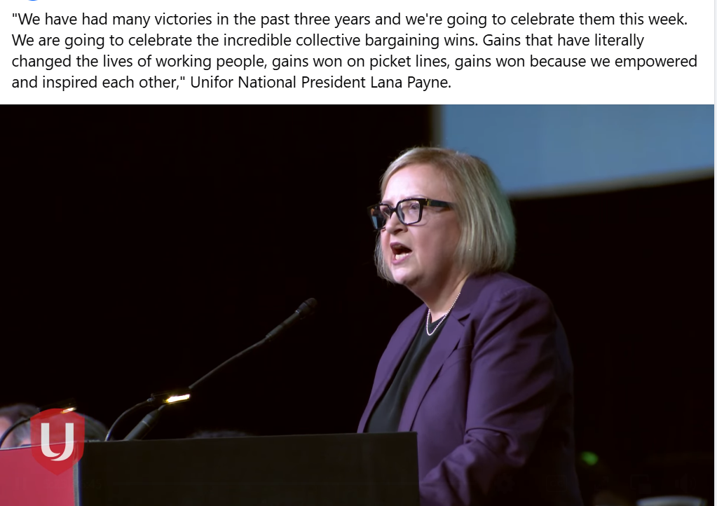 National President Lana Payne