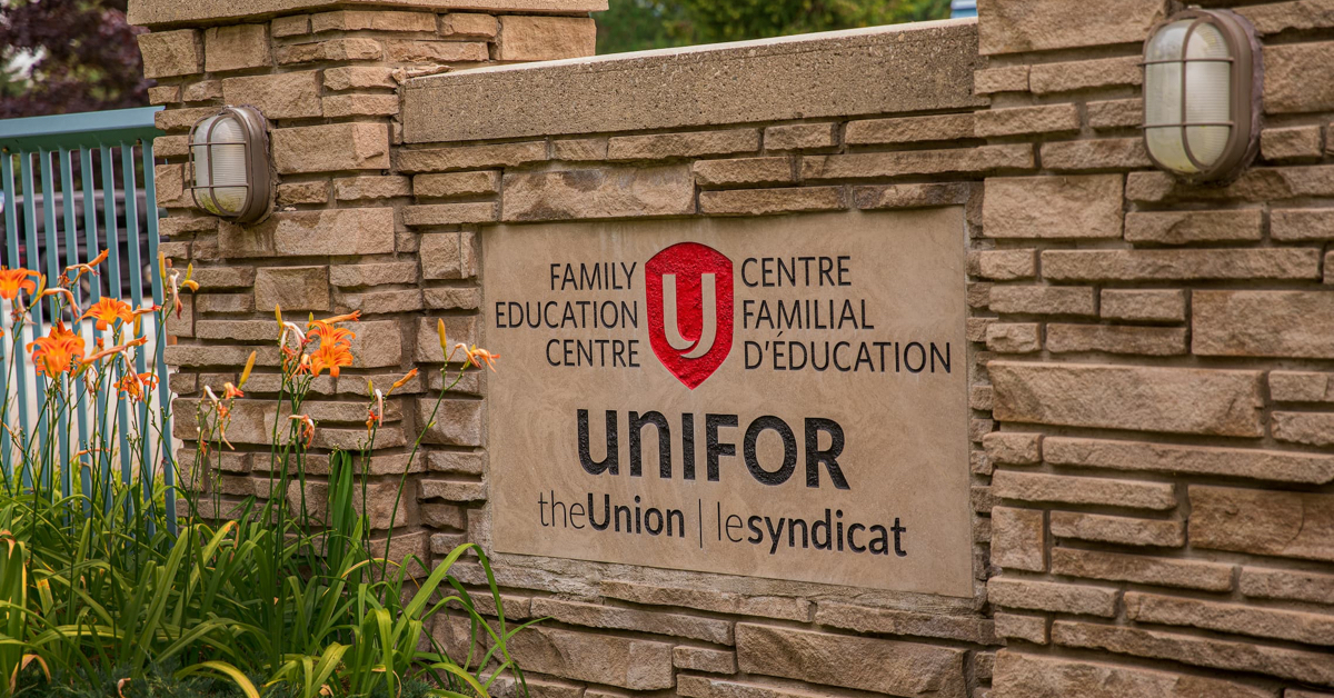 Front gate sign of Unifor Education Center