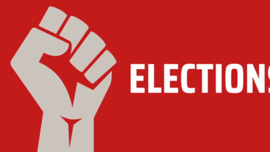 thin red elections banner