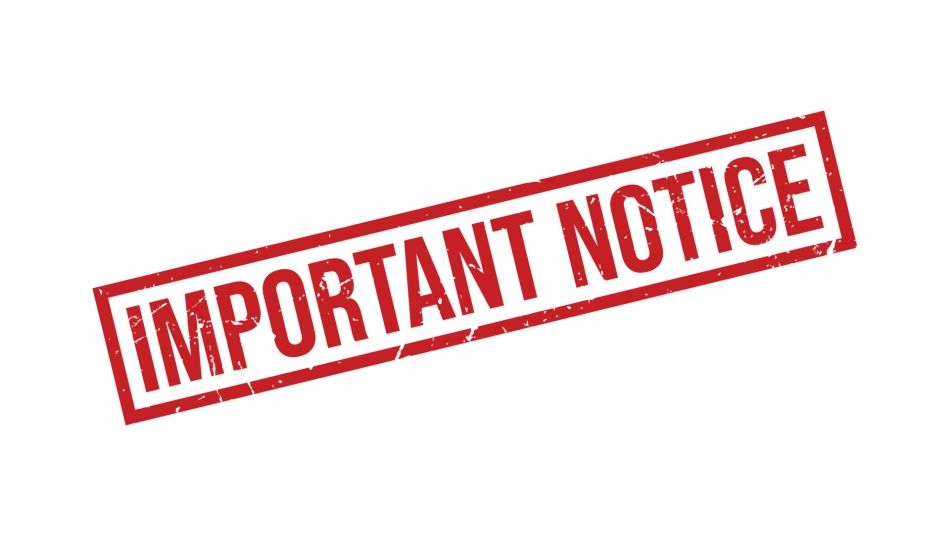 important notice