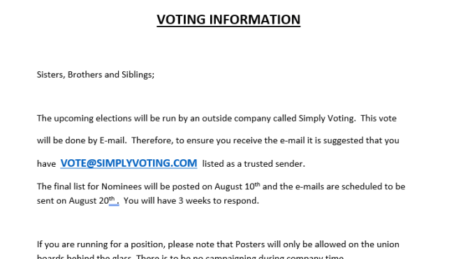 simply voting
